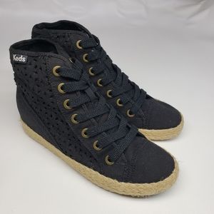 Keds Women's Boot Ankle, Blac Size 6.0. Shipped wi